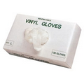 Disposable 10" Vinyl Gloves - (Medium)